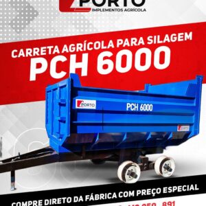 Carreta agrícola para silagem